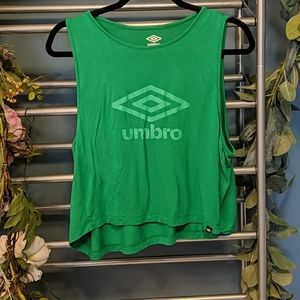 Umbro Athletic Muscle T Tank Top Green